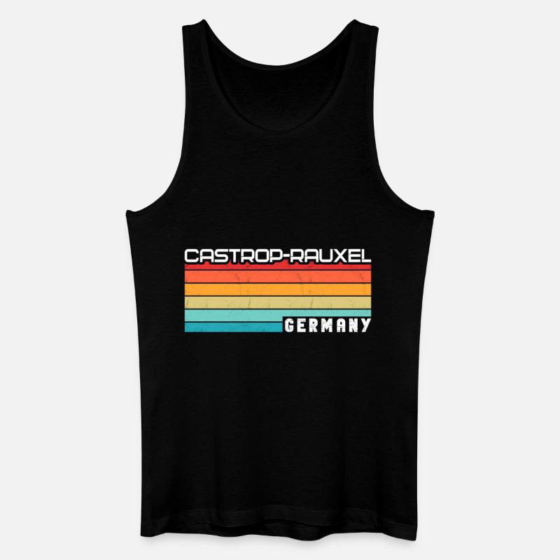 Castrop-Rauxelerin Castrop-Rauxeler Castrop-Rauxel - Männer Bio Tank Top - Schwarz