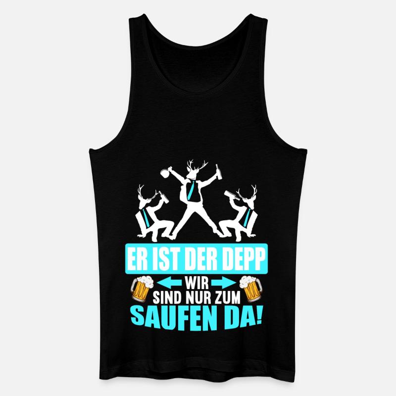 Junggesellenabschied Poltern Polterabend JGA - Männer Bio Tank Top - Schwarz