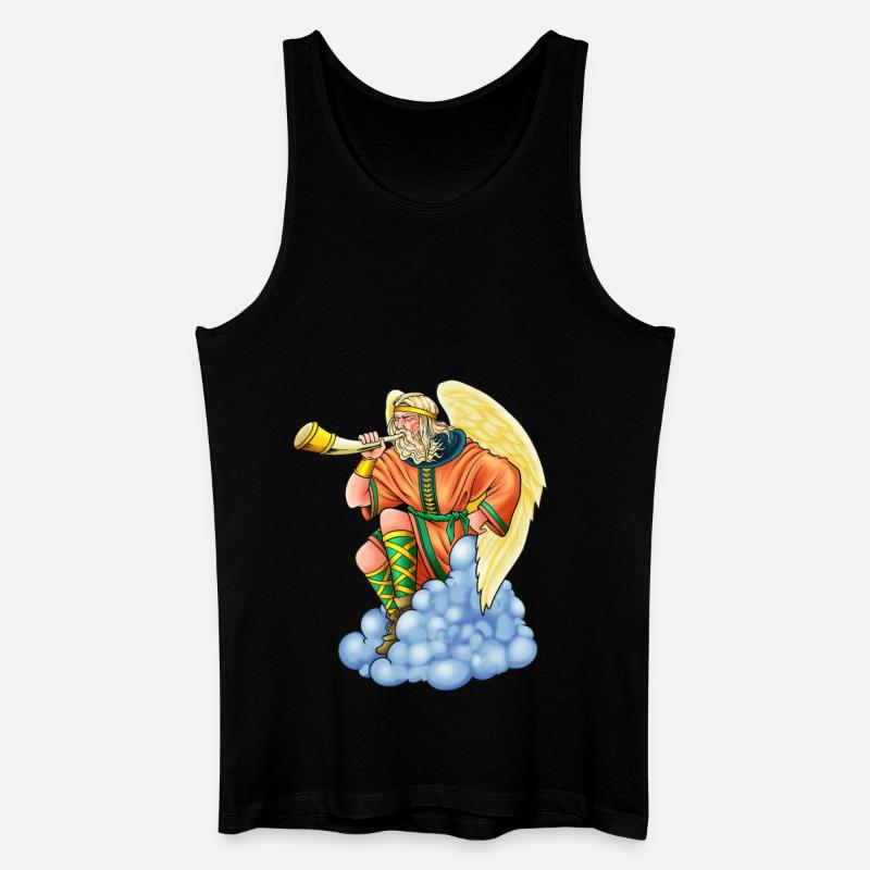 Slawischer Gott Stribog - Männer Bio Tank Top - Schwarz