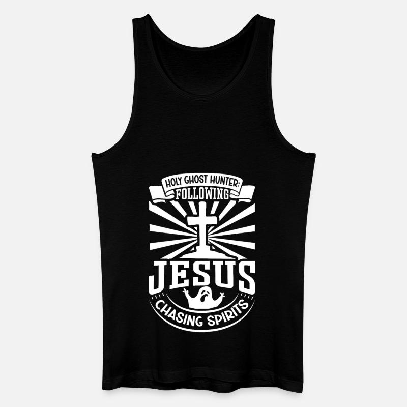 Heiliger Geisterjäger - Männer Bio Tank Top - Schwarz