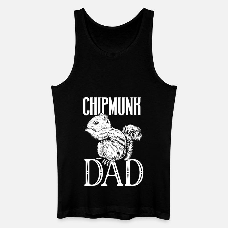 Chipmunk owner - chipmunk dad - Men’s Organic Tank Top - black