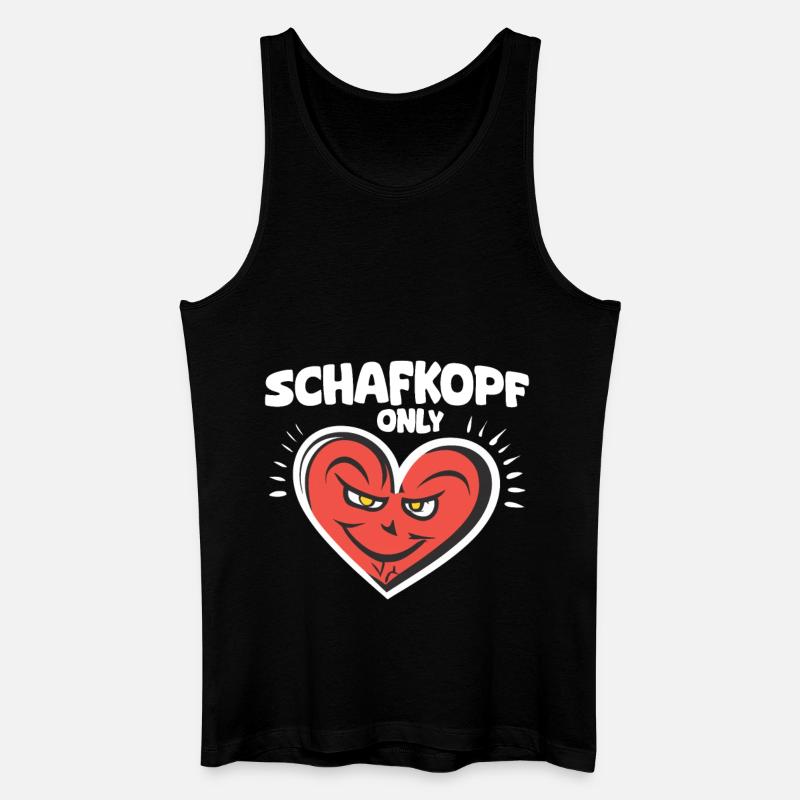 Schafkopf Only - Männer Bio Tank Top - Schwarz