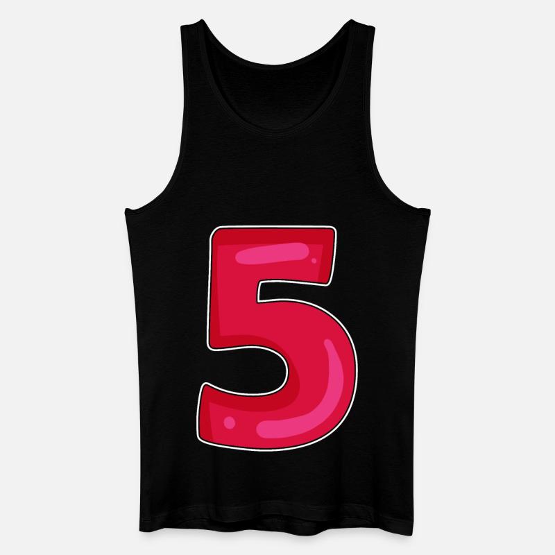 5 - Männer Bio Tank Top - Schwarz