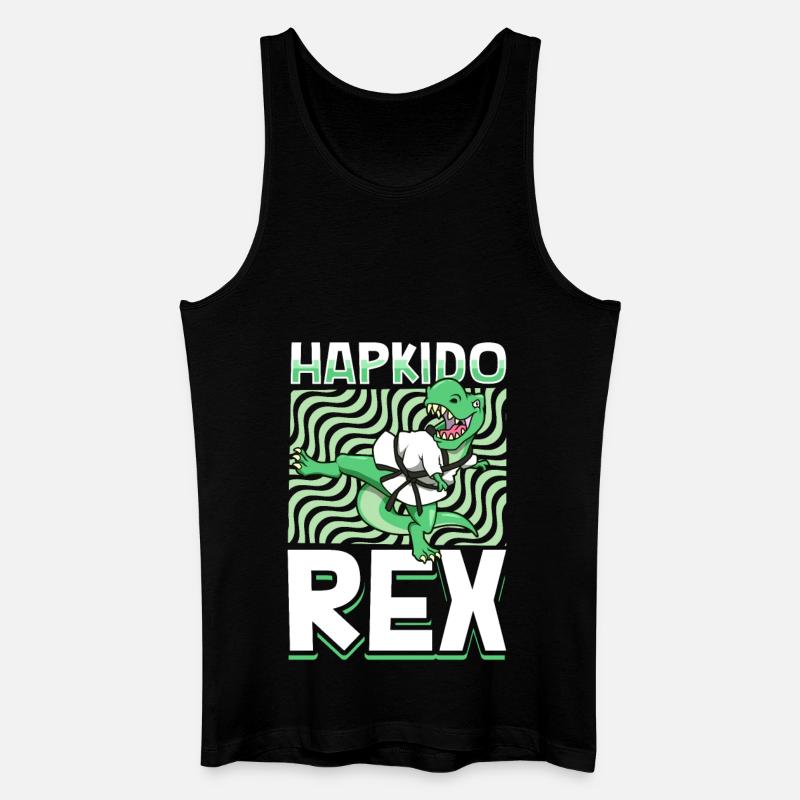 TREX - Hapkido Rex - Männer Bio Tank Top - Schwarz