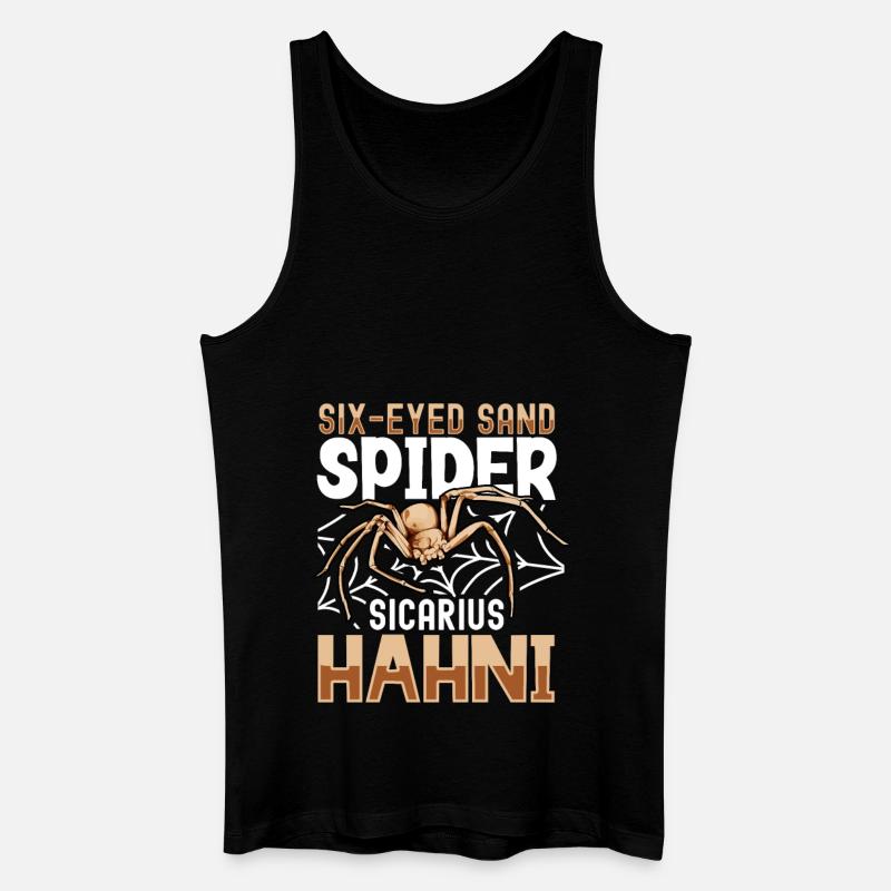 Sechsäugige Sandspinne - Männer Bio Tank Top - Schwarz