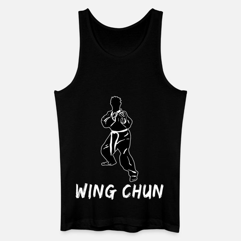 Wing Chun - Männer Bio Tank Top - Schwarz