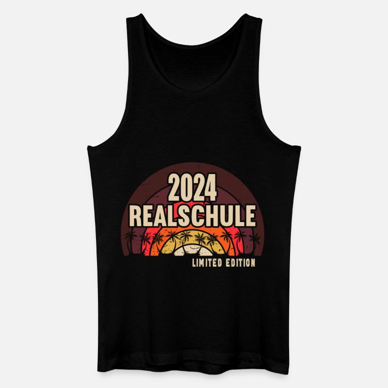 Realschule Junge Mädchen Realschule 2024 - Männer Bio Tank Top - Schwarz