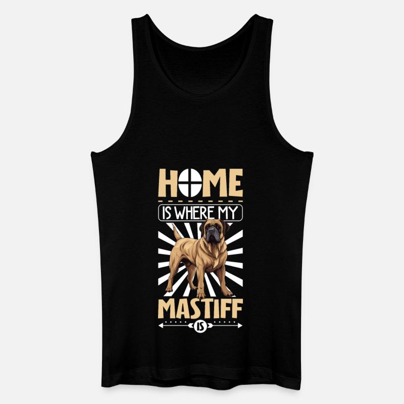 Zuhause - Assyrian Mastiff - Männer Bio Tank Top - Schwarz