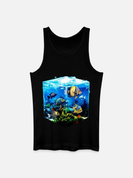 Angelfish - Men’s Organic Tank Top - black