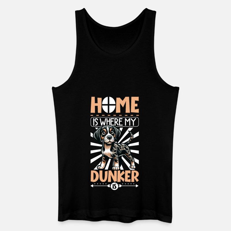 Hem - Dunker - Ekologisk tanktopp herr - svart