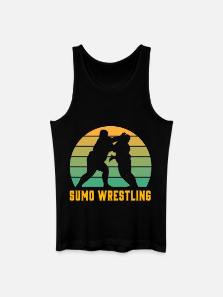 Sumo-Ringen - Männer Bio Tank Top - Schwarz