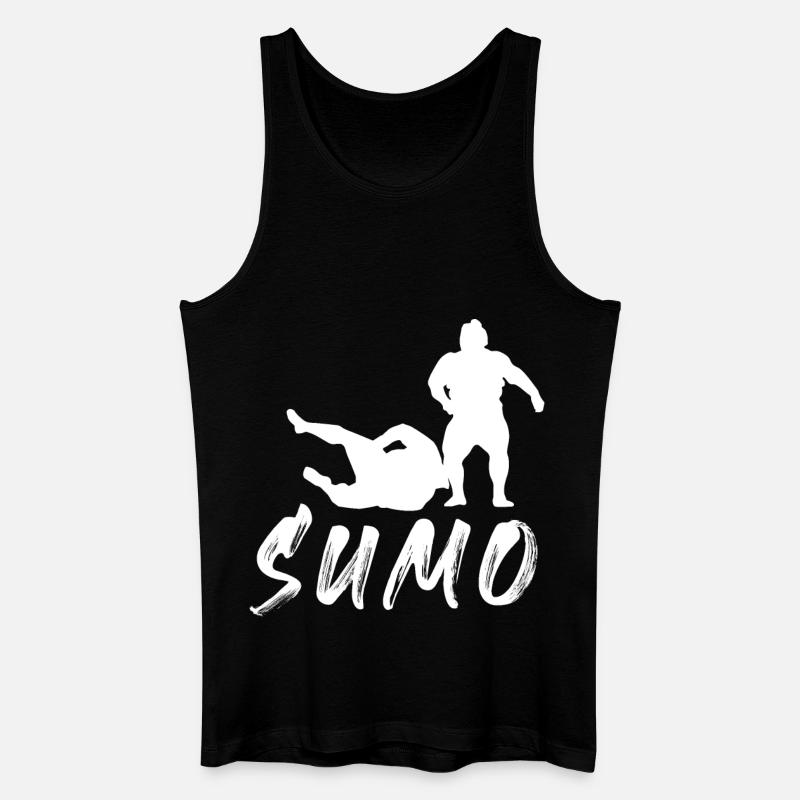 Sumo - Männer Bio Tank Top - Schwarz