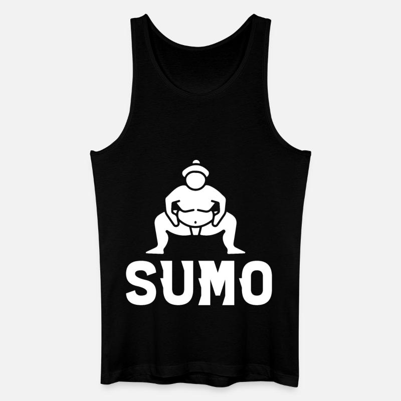 Sumo - Männer Bio Tank Top - Schwarz