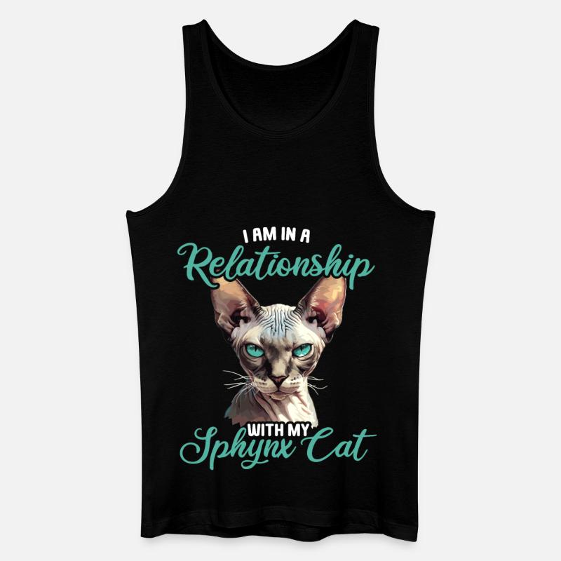 Sphynx Kätzchen Sphynx Katze - Männer Bio Tank Top - Schwarz