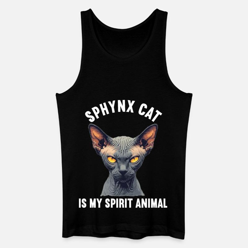 Sphynx Kitten Sphynx Cat - Men’s Organic Tank Top - black