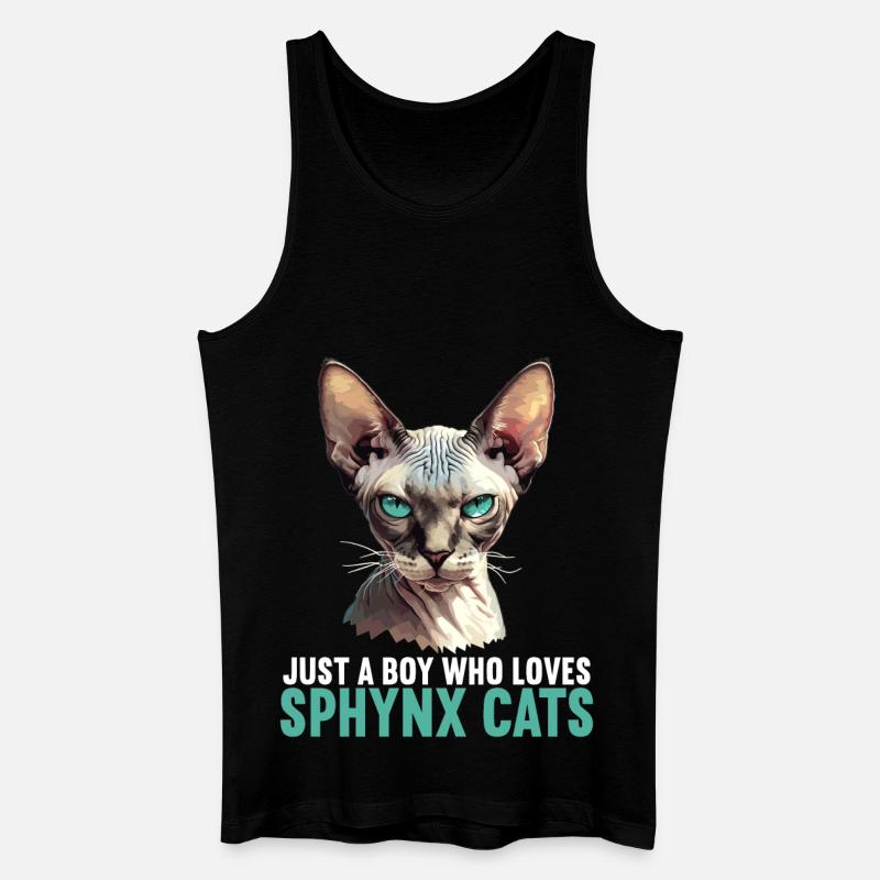 Sphynx Kätzchen Sphynx Katze - Männer Bio Tank Top - Schwarz