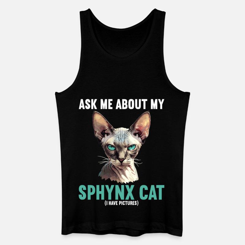 Chaton Sphynx Chat Sphynx - Débardeur bio Homme - noir