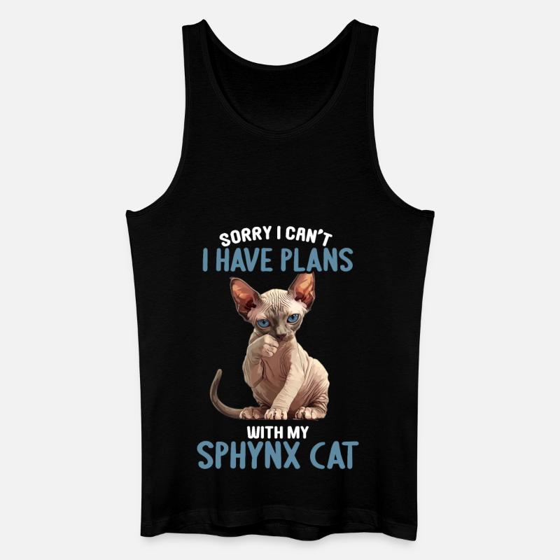 Sphynx Kätzchen Sphynx Katze - Männer Bio Tank Top - Schwarz