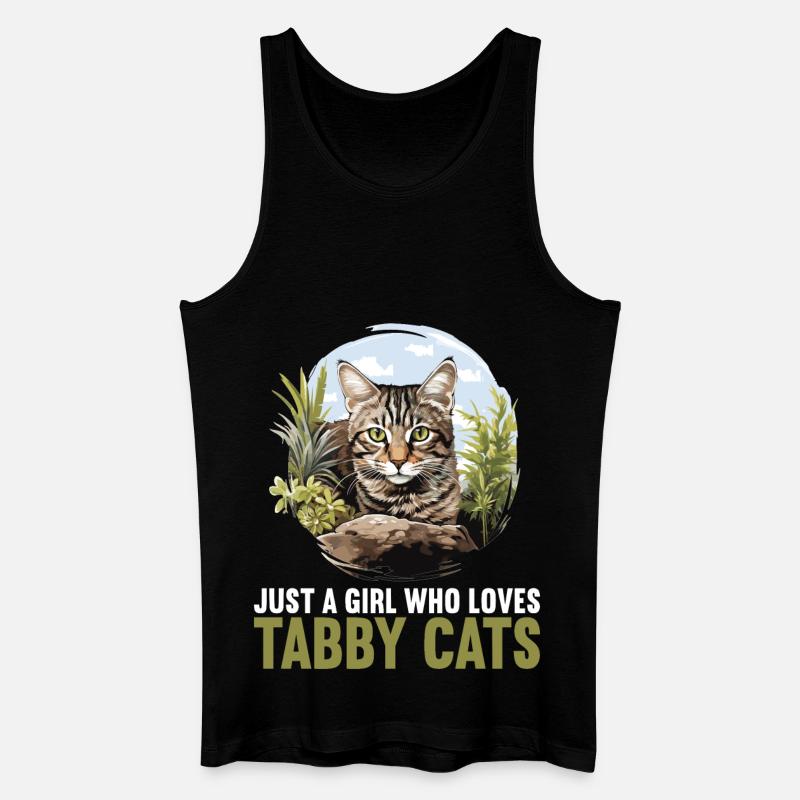 Tabby Kätzchen Tabby Katze - Männer Bio Tank Top - Schwarz