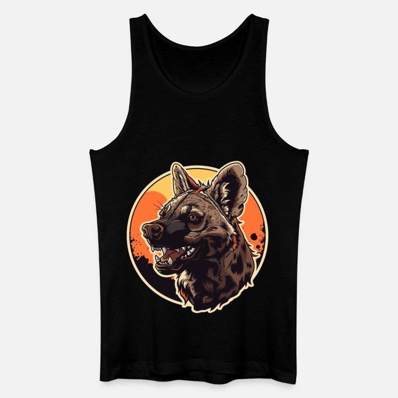 Erdwölfe Erdwolf - Männer Bio Tank Top - Schwarz