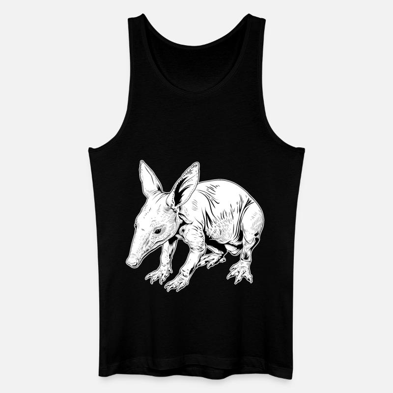 Erdferkeln Erdferkel - Männer Bio Tank Top - Schwarz