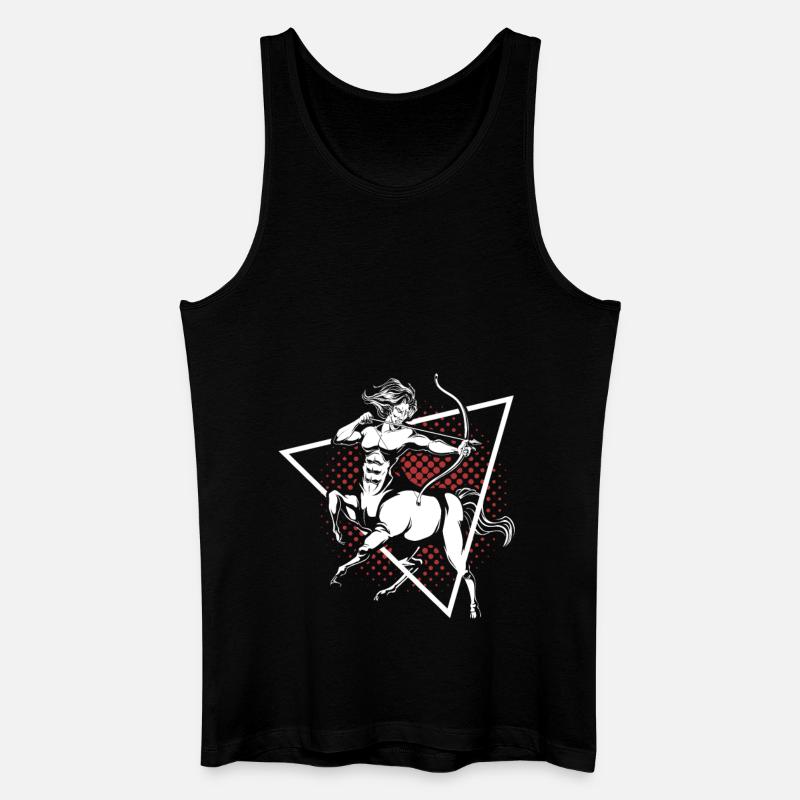 Zentaur - Männer Bio Tank Top - Schwarz