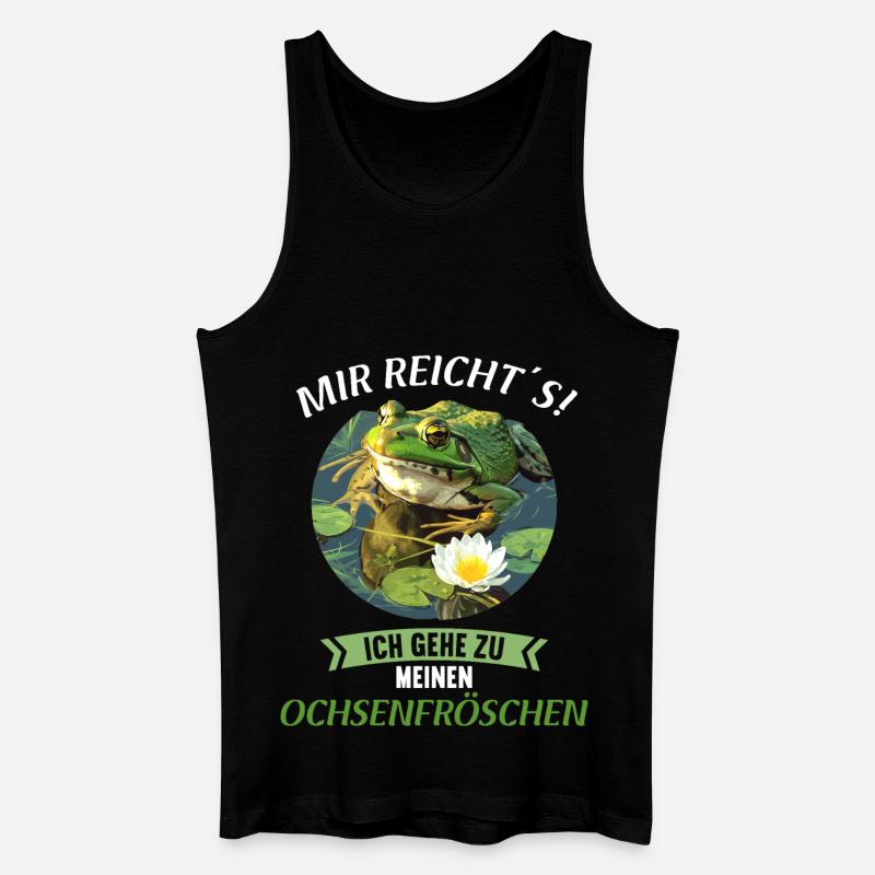 Ochsenfrösche Ochsenfrosch - Männer Bio Tank Top - Schwarz