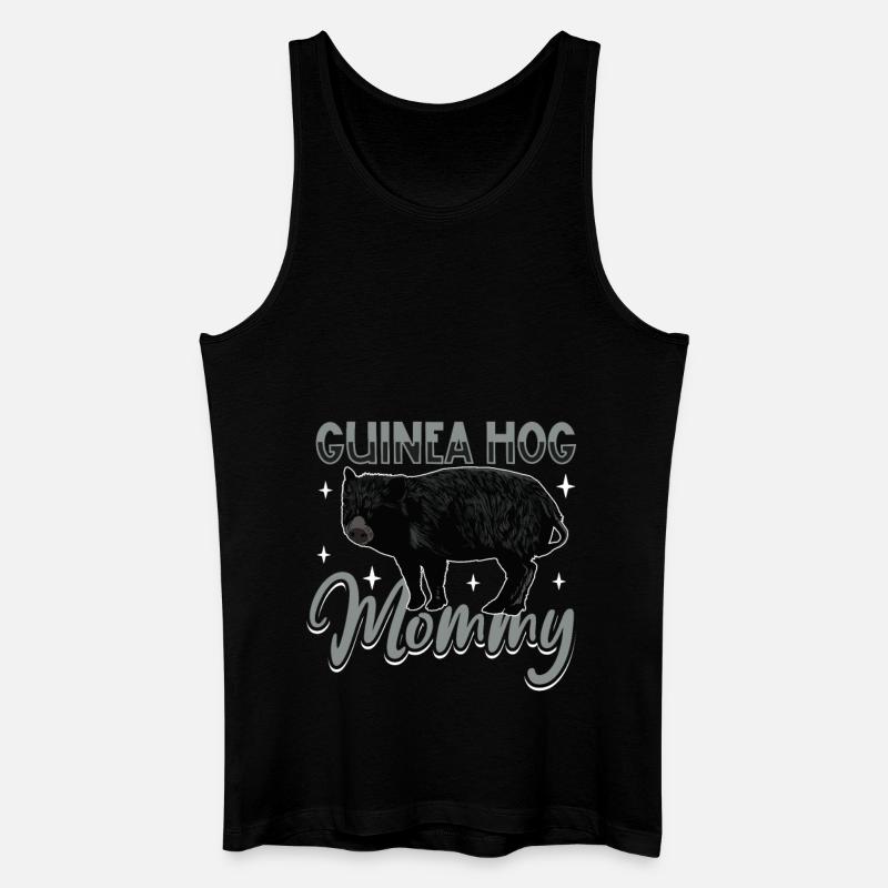 Guinea Hog Mama - Männer Bio Tank Top - Schwarz