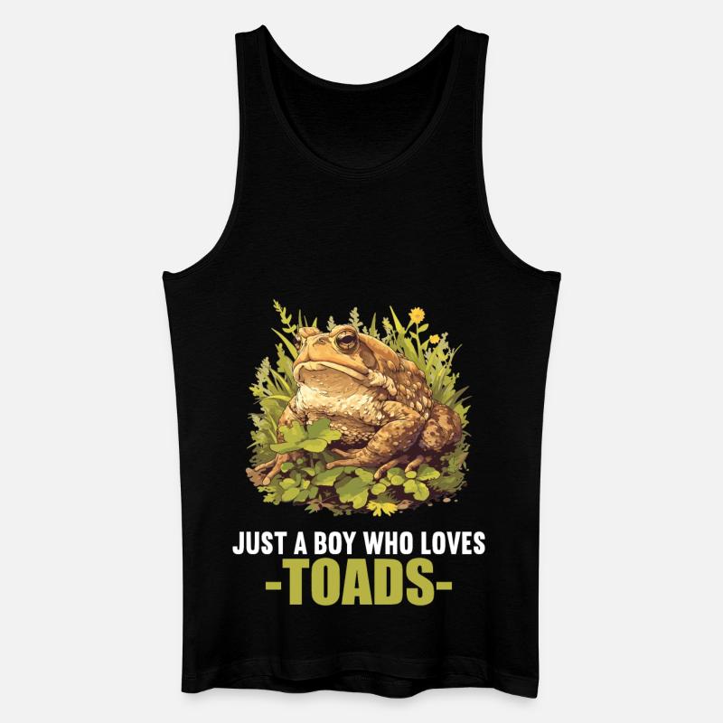 Toad Kröten Kröte - Männer Bio Tank Top - Schwarz