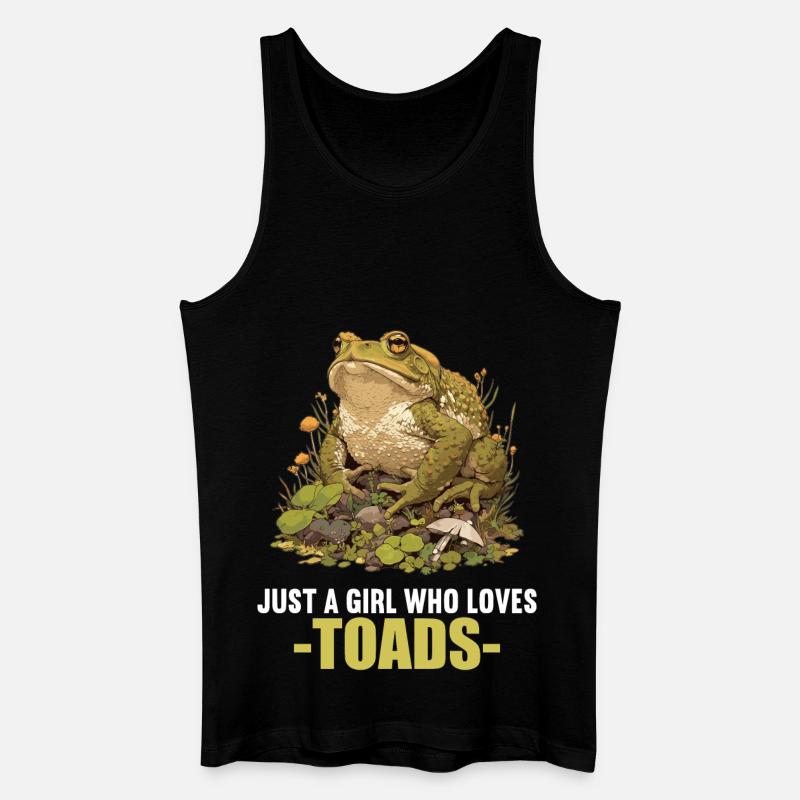 Toad Kröten Kröte - Männer Bio Tank Top - Schwarz
