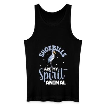Lieblingstier - Schuhschnabel - Männer Bio Tank Top - Schwarz - Vorne