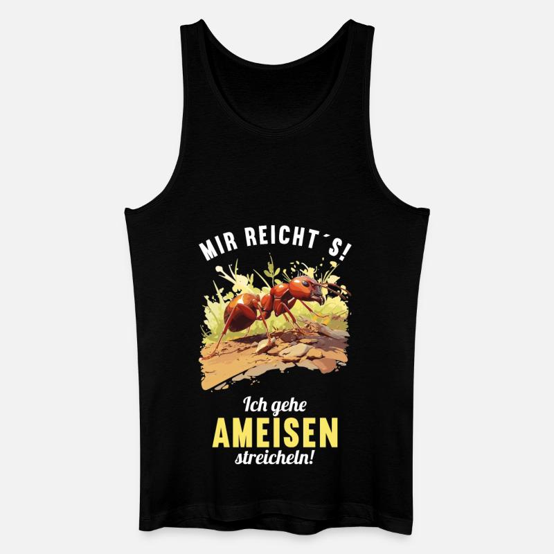 Ant Ameisen Ameise - Männer Bio Tank Top - Schwarz