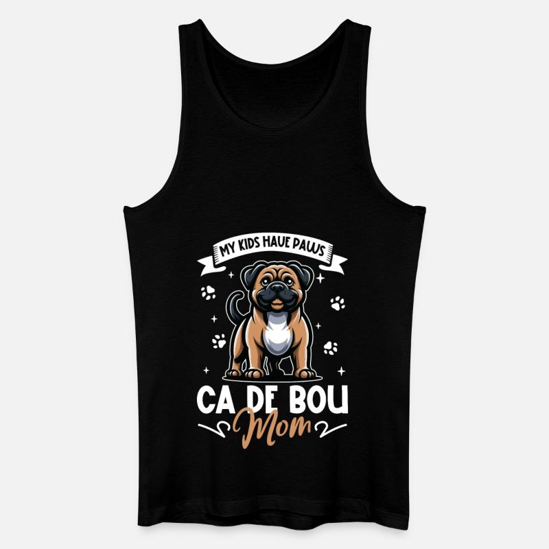 Ca de Bou Mama - Männer Bio Tank Top - Schwarz