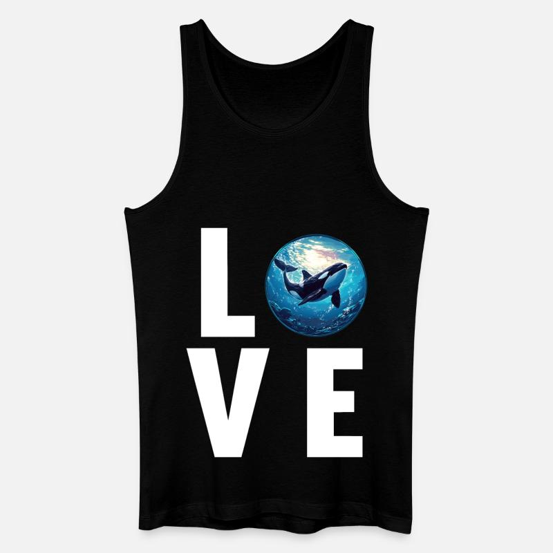 Orcas Orca - Men’s Organic Tank Top - black