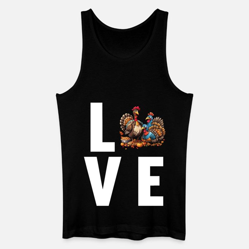 Turkey Truthähne Truthahn - Männer Bio Tank Top - Schwarz