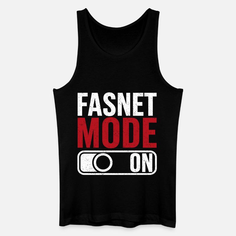 Fasnet Mode On - Men’s Organic Tank Top - black