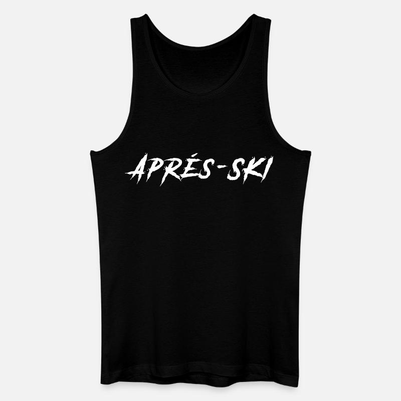 Apres Ski - Männer Bio Tank Top - Schwarz