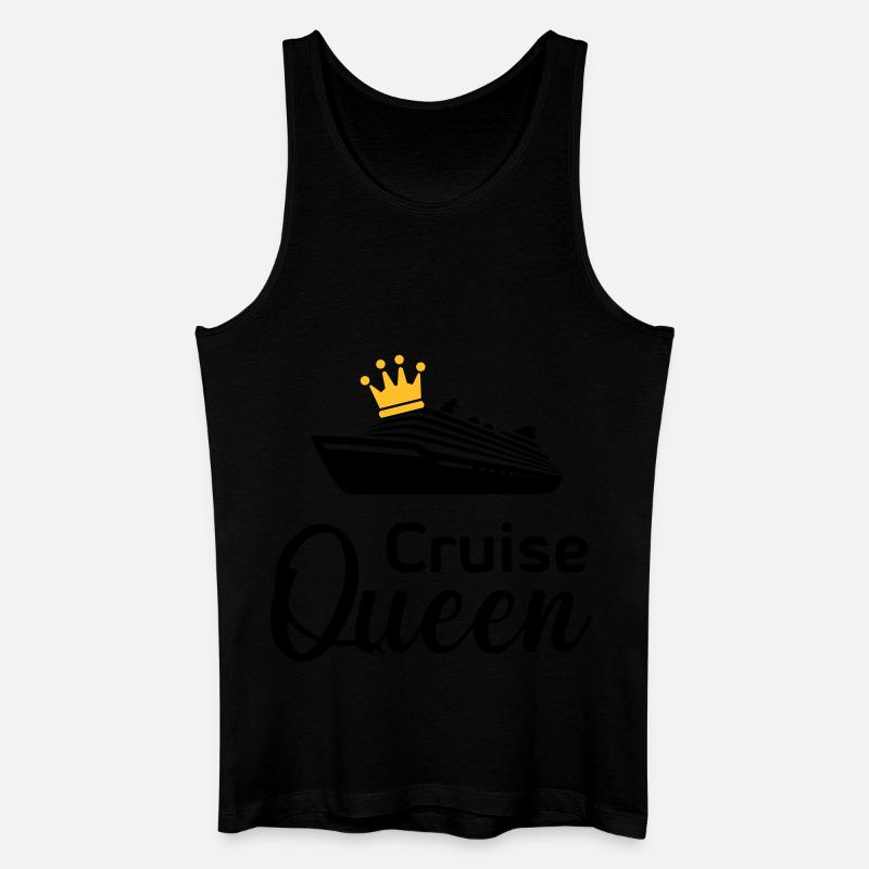 Cruise Queen - Männer Bio Tank Top - Schwarz