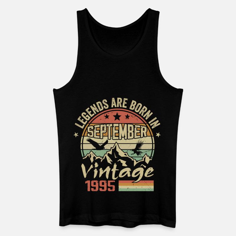September 1995 Birthday Gift September 1995 - Men’s Organic Tank Top - black