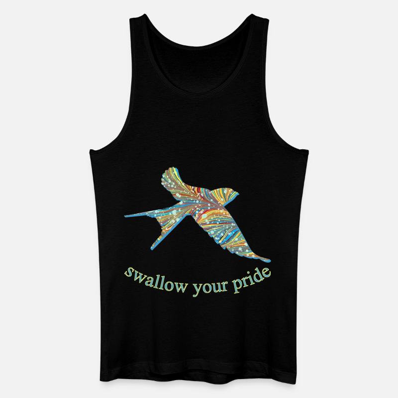 schwalbe e 201 - Männer Bio Tank Top - Schwarz