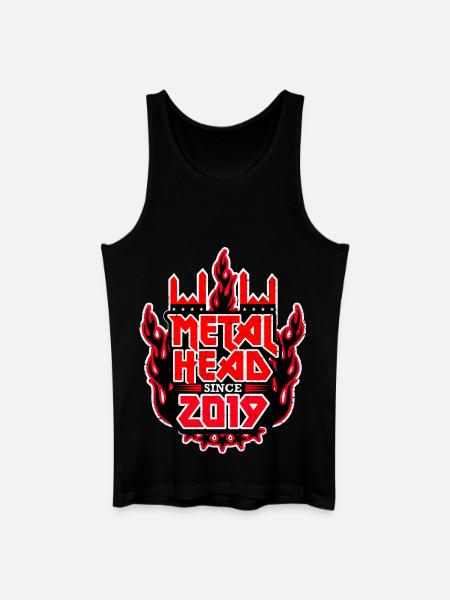 METALHEAD since 2019 - Men’s Organic Tank Top - black