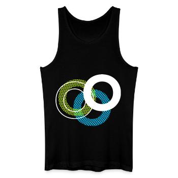 O Letter - Men’s Organic Tank Top - black - Front