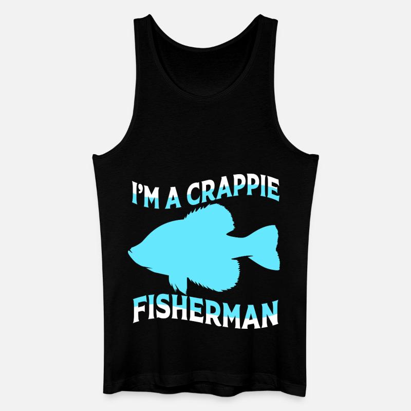 Poisson-lune Marigane Perche - Débardeur bio Homme - noir