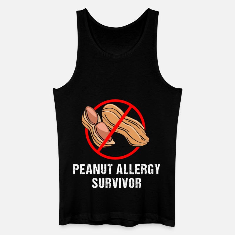 Allergie Lebensmittel - Männer Bio Tank Top - Schwarz