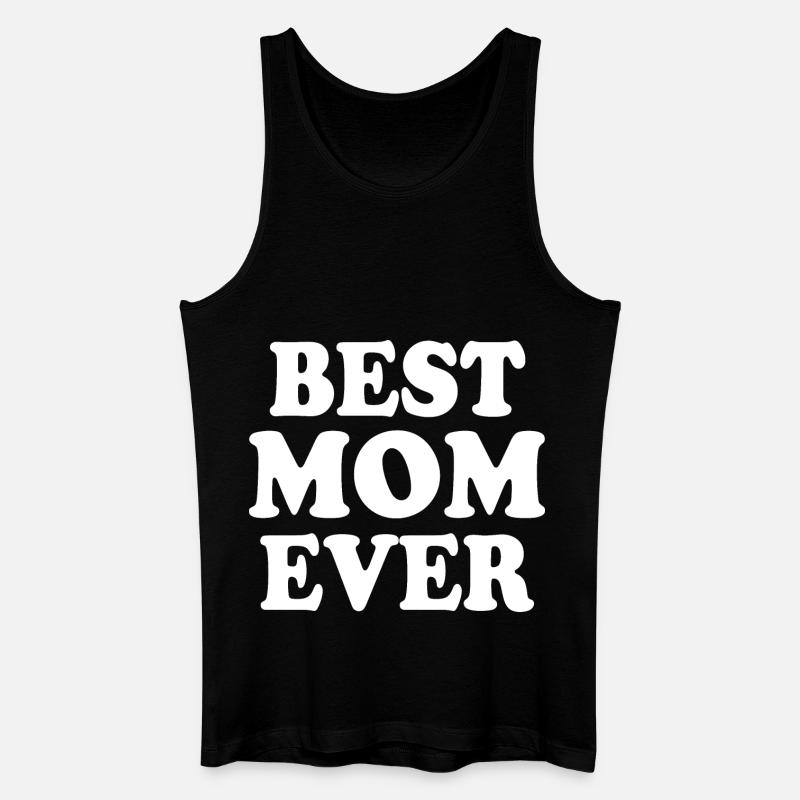 Best mom ever - Männer Bio Tank Top - Schwarz