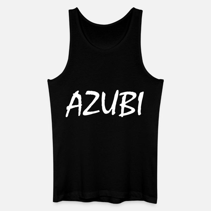 Azubi - Männer Bio Tank Top - Schwarz