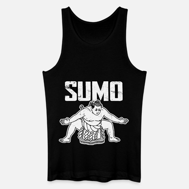 Sumo - Männer Bio Tank Top - Schwarz
