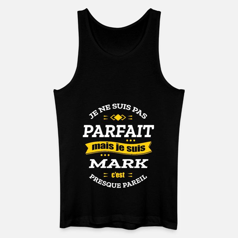 MARK PARFAIT - PRENOM MARK - Débardeur bio Homme - noir