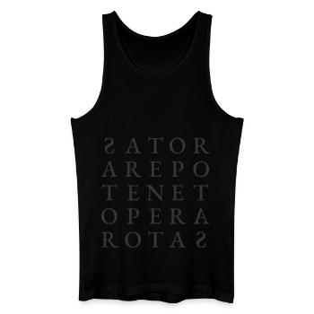 SATOR AREPO TENET OPERA ROTAS - Men’s Organic Tank Top - black - Front