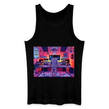 My Home is My Studio No.11 - Men’s Organic Tank Top - black - Front